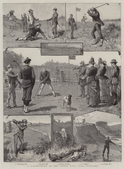 A Tournament of the Troon Golf Club, Scotland by Joseph Finnemore